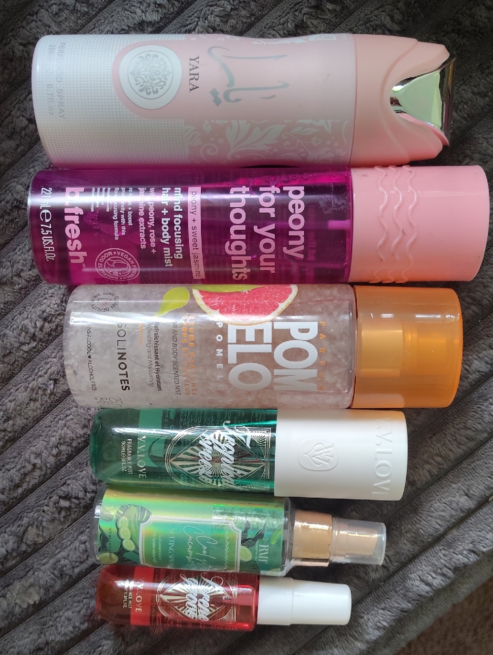 Bundle Of Assorted Body/Hair Spray Fragrances
